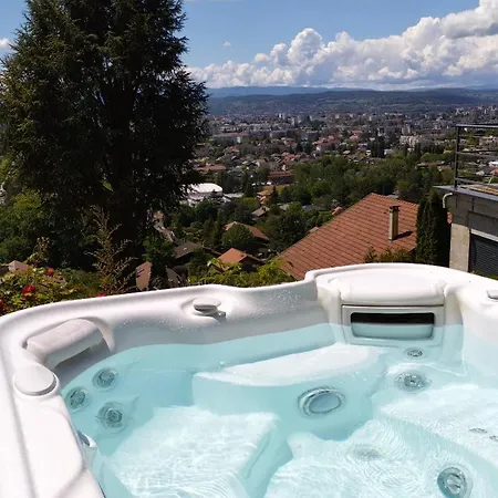 Grand T4, Vue Unique Lac, Terrasse Et شقة